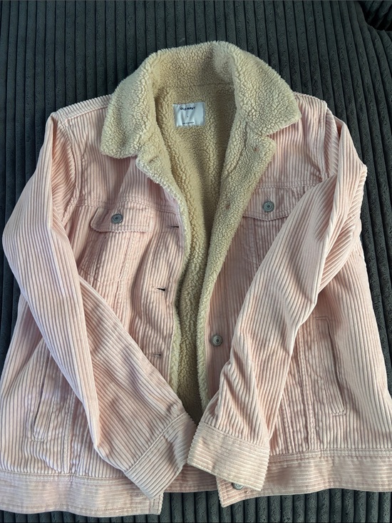 Old Navy Jackets & Blazers - Unbranded Pink Corduroy Sherpa-Lined Jacket